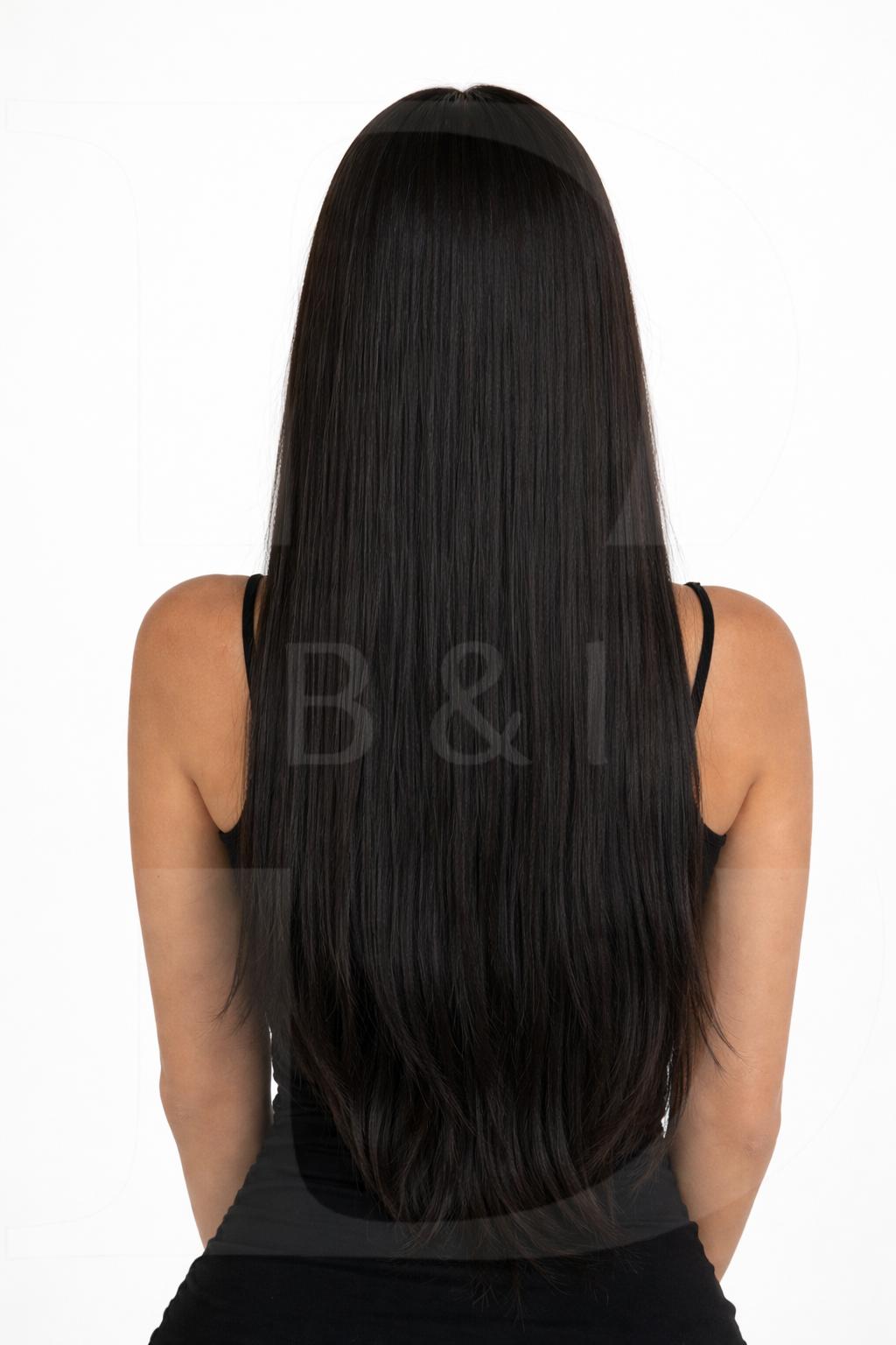 Aria 26" Straight Natural Black 9x6 HD Lace "Wear & Go" Wig - Image 2